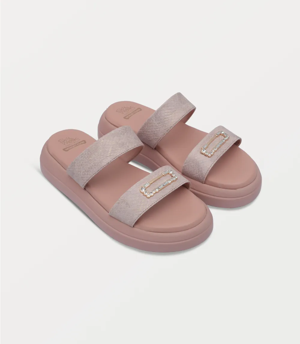 BW10335-PINK-Women Comfort Slipper