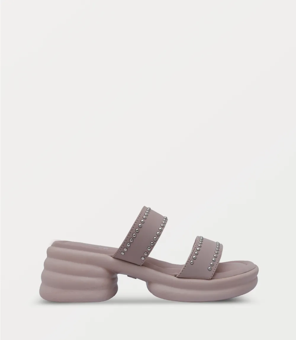 BW10467-LILAC-Women Platform Slipper
