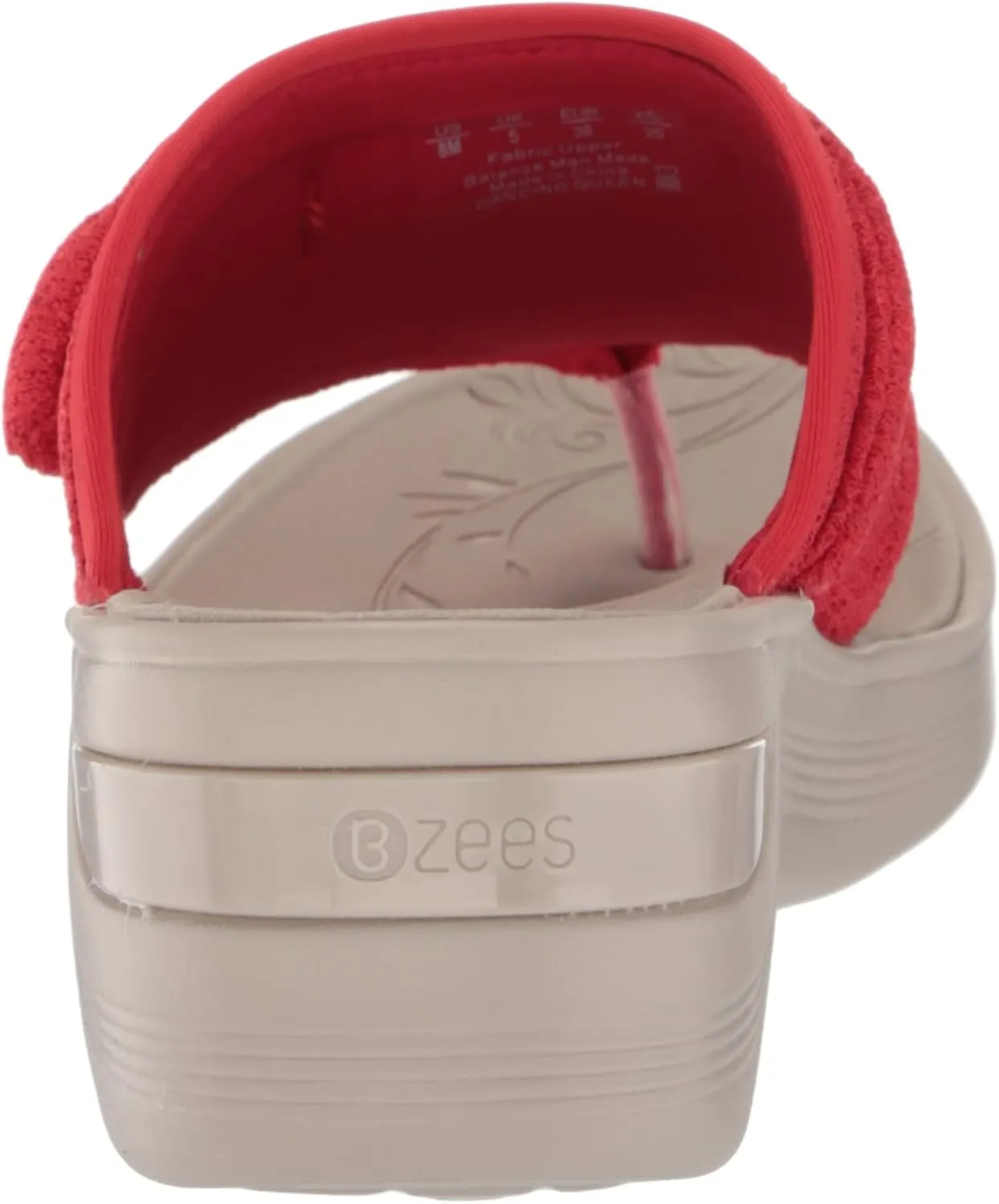 BZees Women's Dancing Queen Wedge Sandal