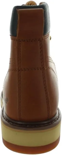 Cactus Men’s 627MS 6” Steel Toe Moc Toe High Flexibility Polyurethane and Rubber Dual Density Outsole Construction Work Boot Steel Toe