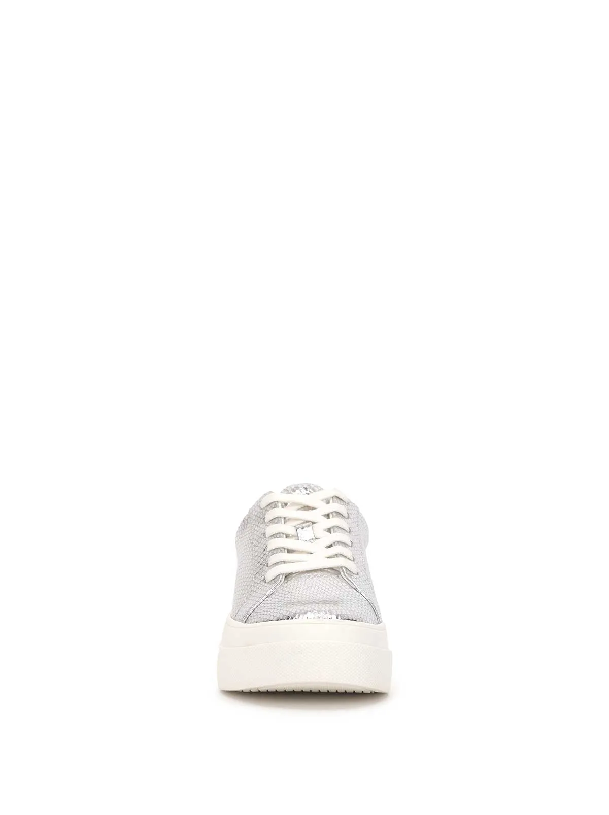 Caitrona Platform Sneaker in Silver
