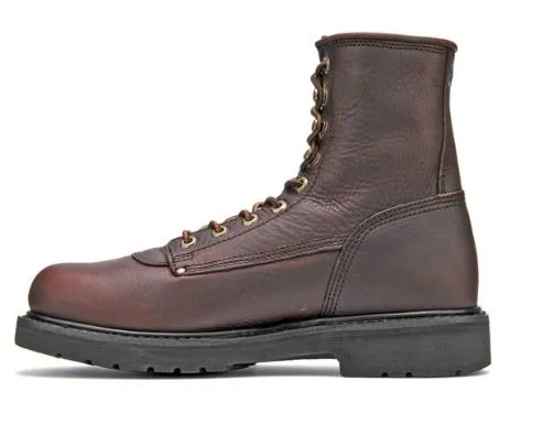 Carolina Brown Yarder Hi Mens 8 Inch Work Boots 8010