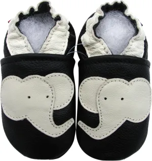 Carozoo Toddler Kids Unisex Slipper Animal Flower Soft Sole Leather Baby Shoes