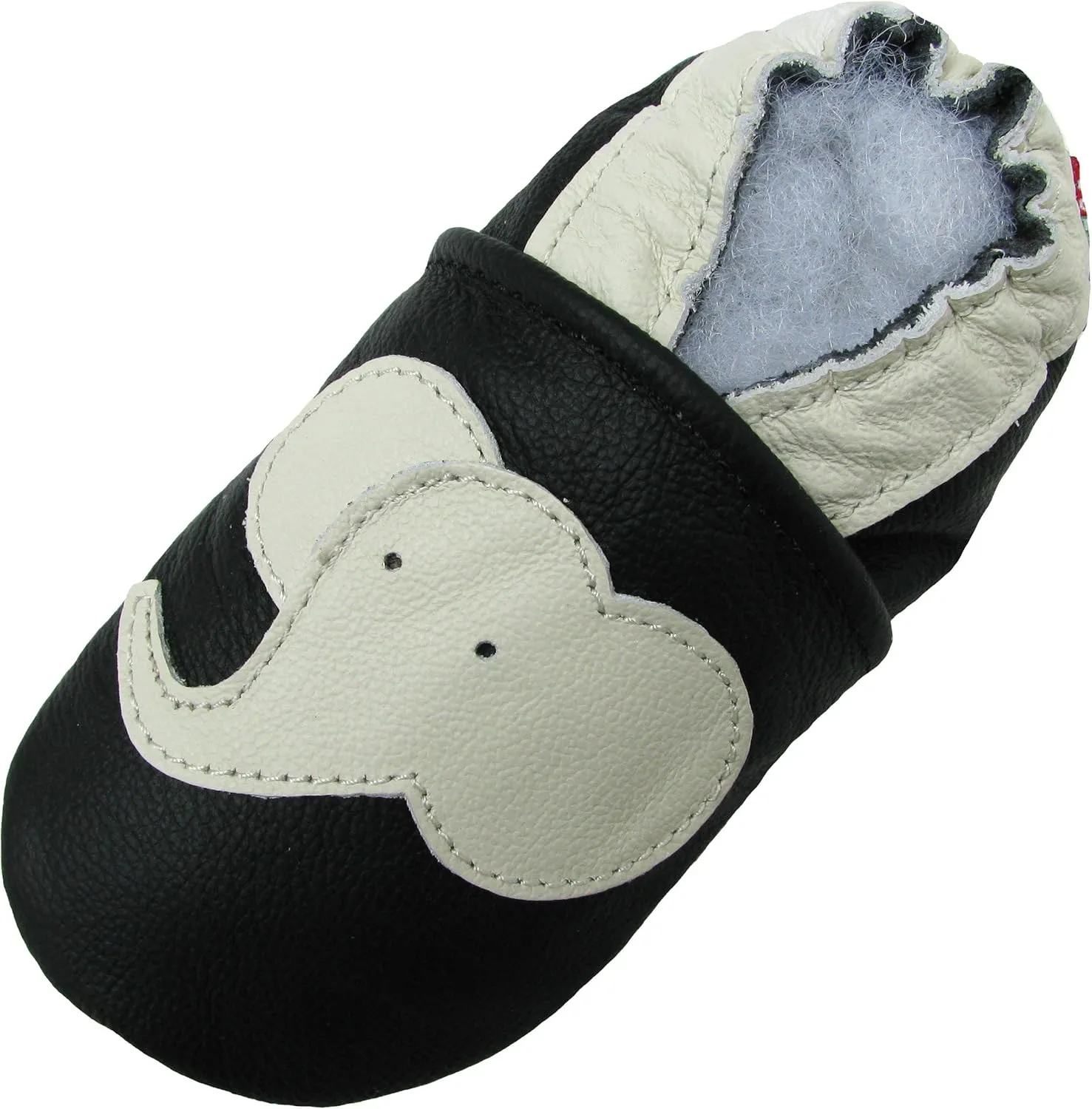 Carozoo Toddler Kids Unisex Slipper Animal Flower Soft Sole Leather Baby Shoes