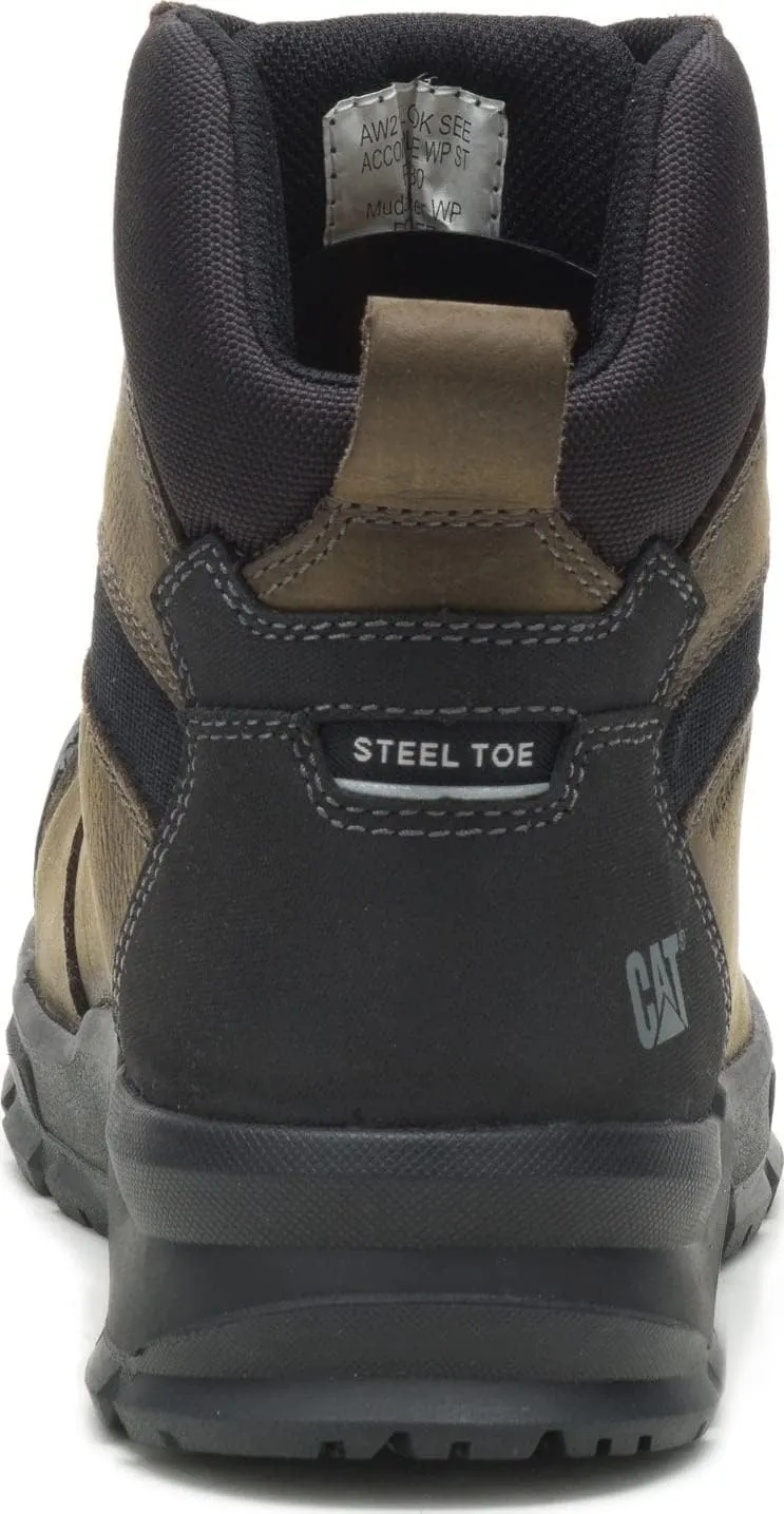 CAT Men's Accomplice Steel Toe Waterproof Construction Boot