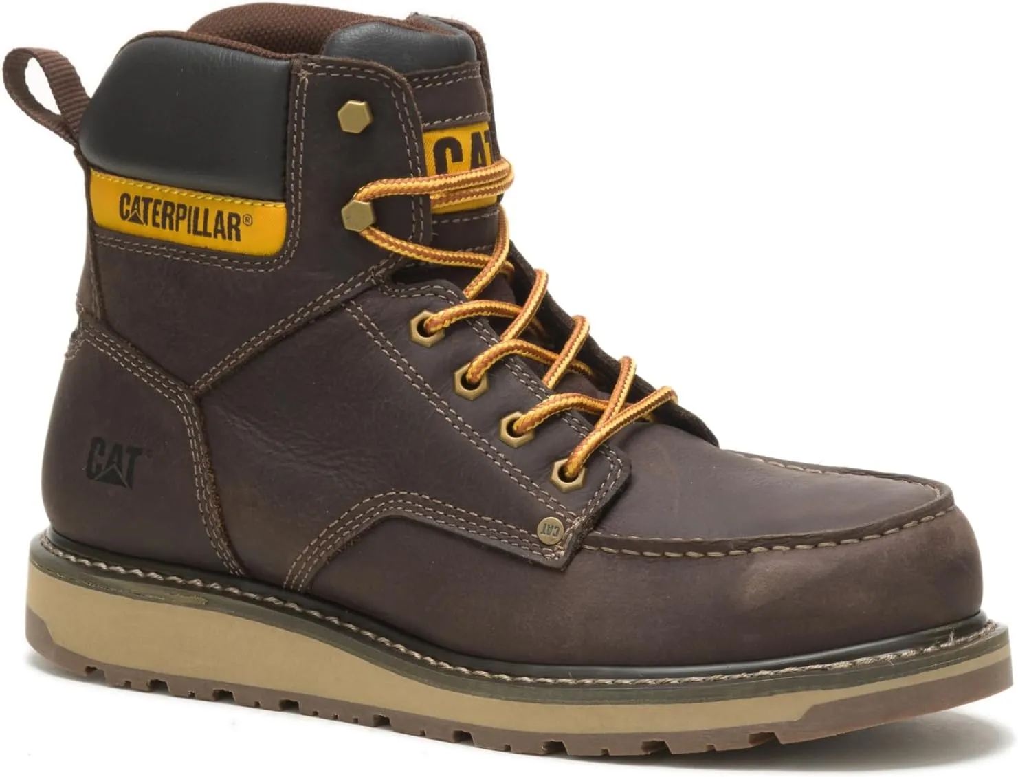 CAT Men's Calibrate Steel Toe Construction Boot