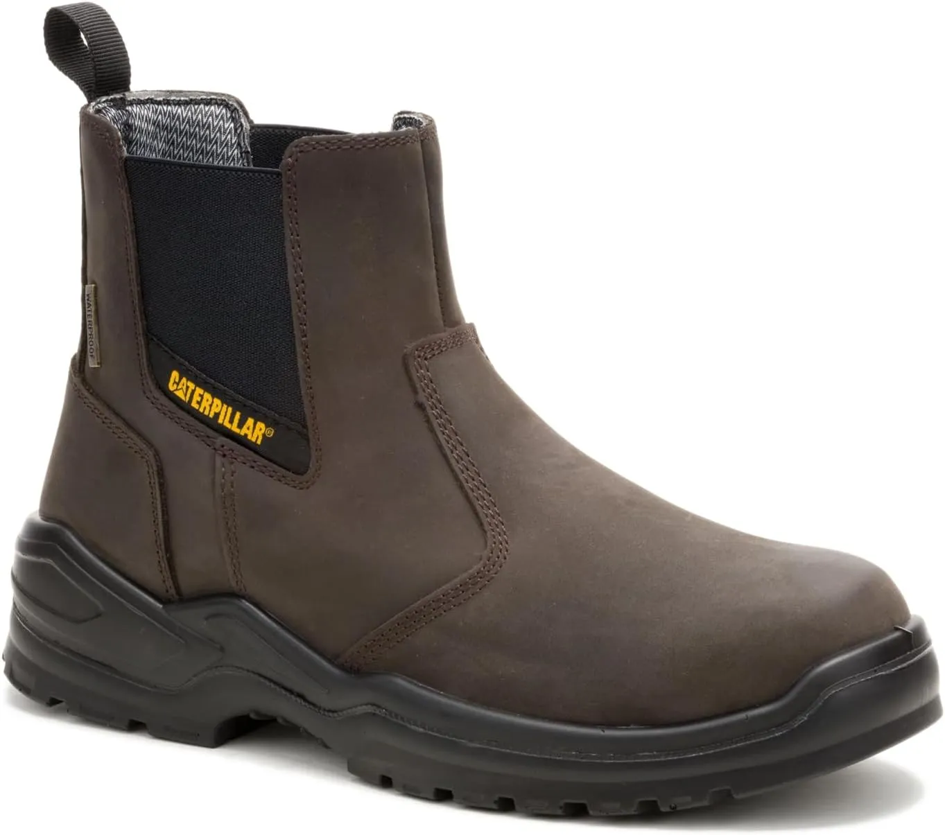 CAT Men's Striver Chelsea Steel Toe Waterproof Industrial Boot