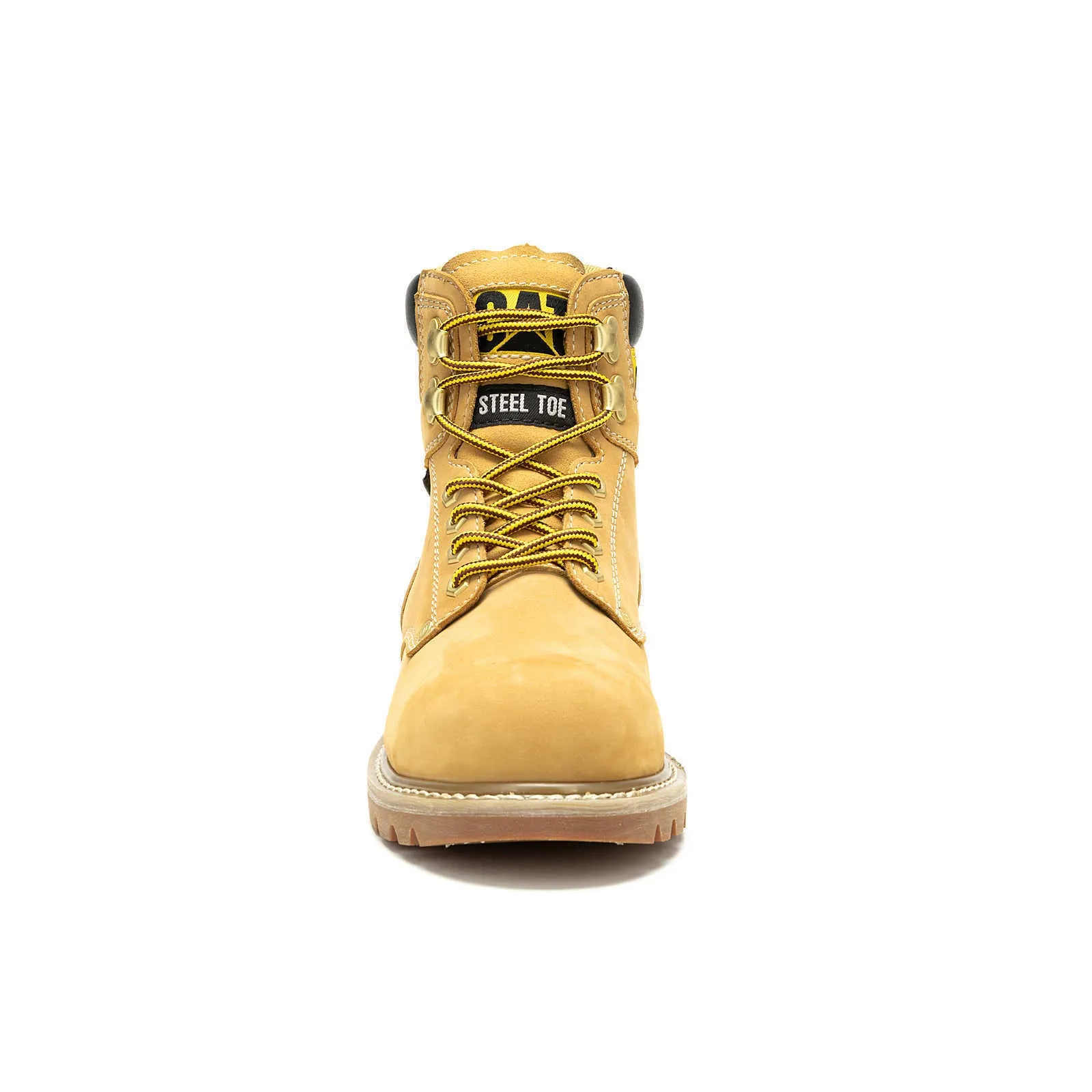 Caterpillar Men's Second Shift Waterproof Steel Toe Work Boot Black | Honey Reset