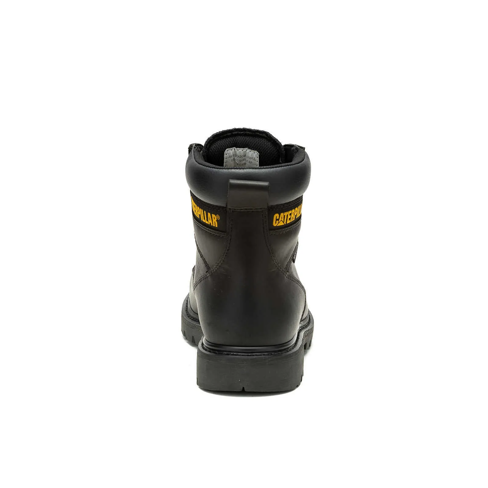 Caterpillar Men's Second Shift Waterproof Steel Toe Work Boot Black | Honey Reset