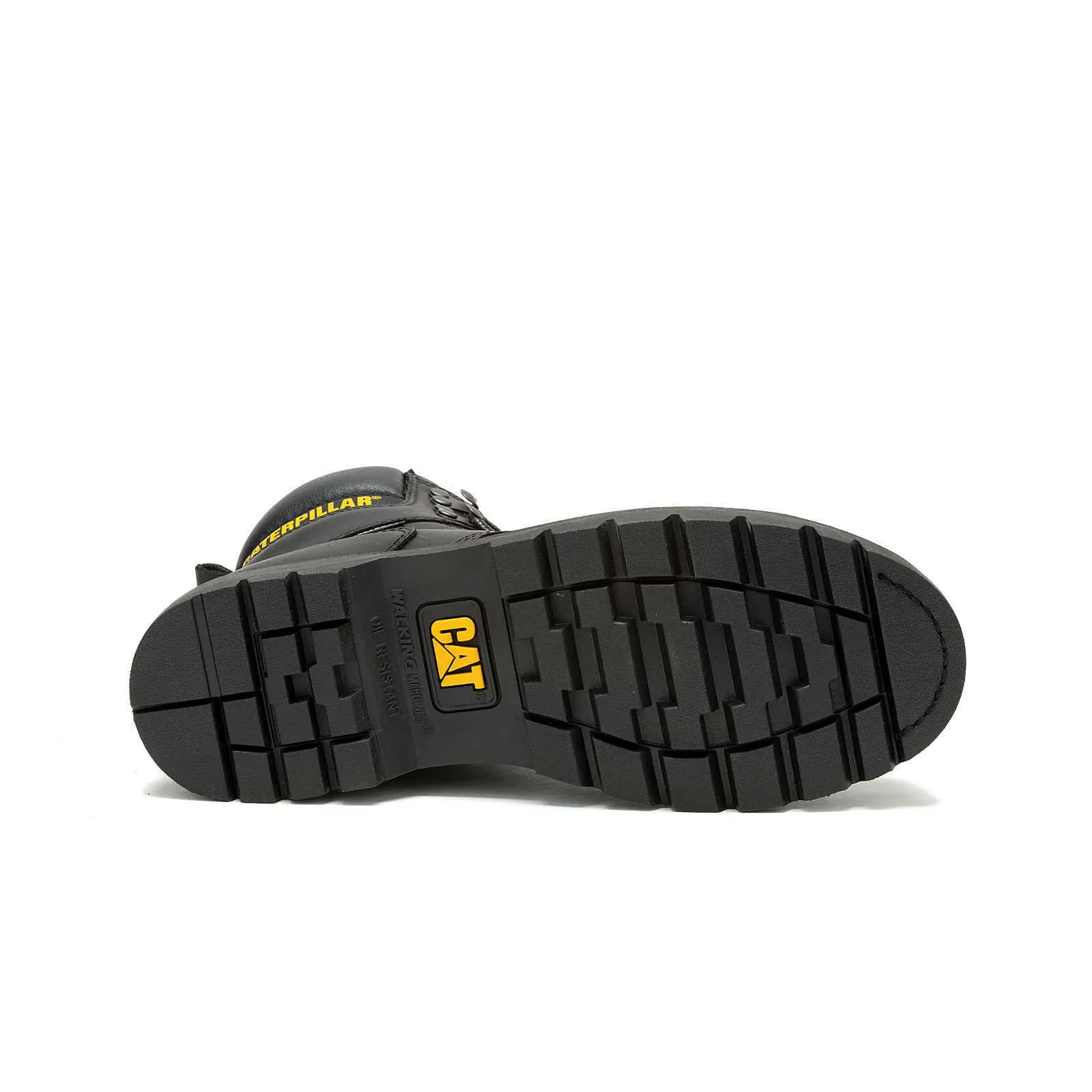 Caterpillar Men's Second Shift Waterproof Steel Toe Work Boot Black | Honey Reset