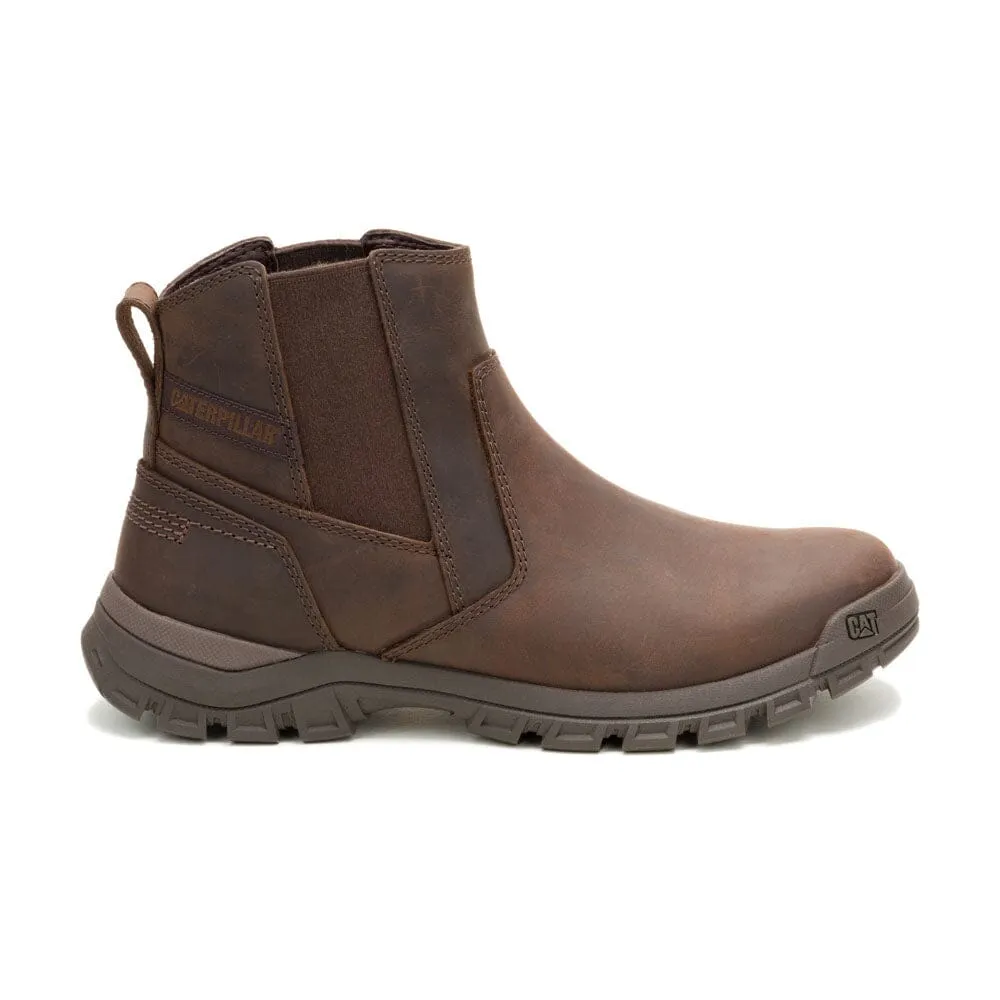 Caterpillar Mens Threshold Chelsea Boot Dark Brown