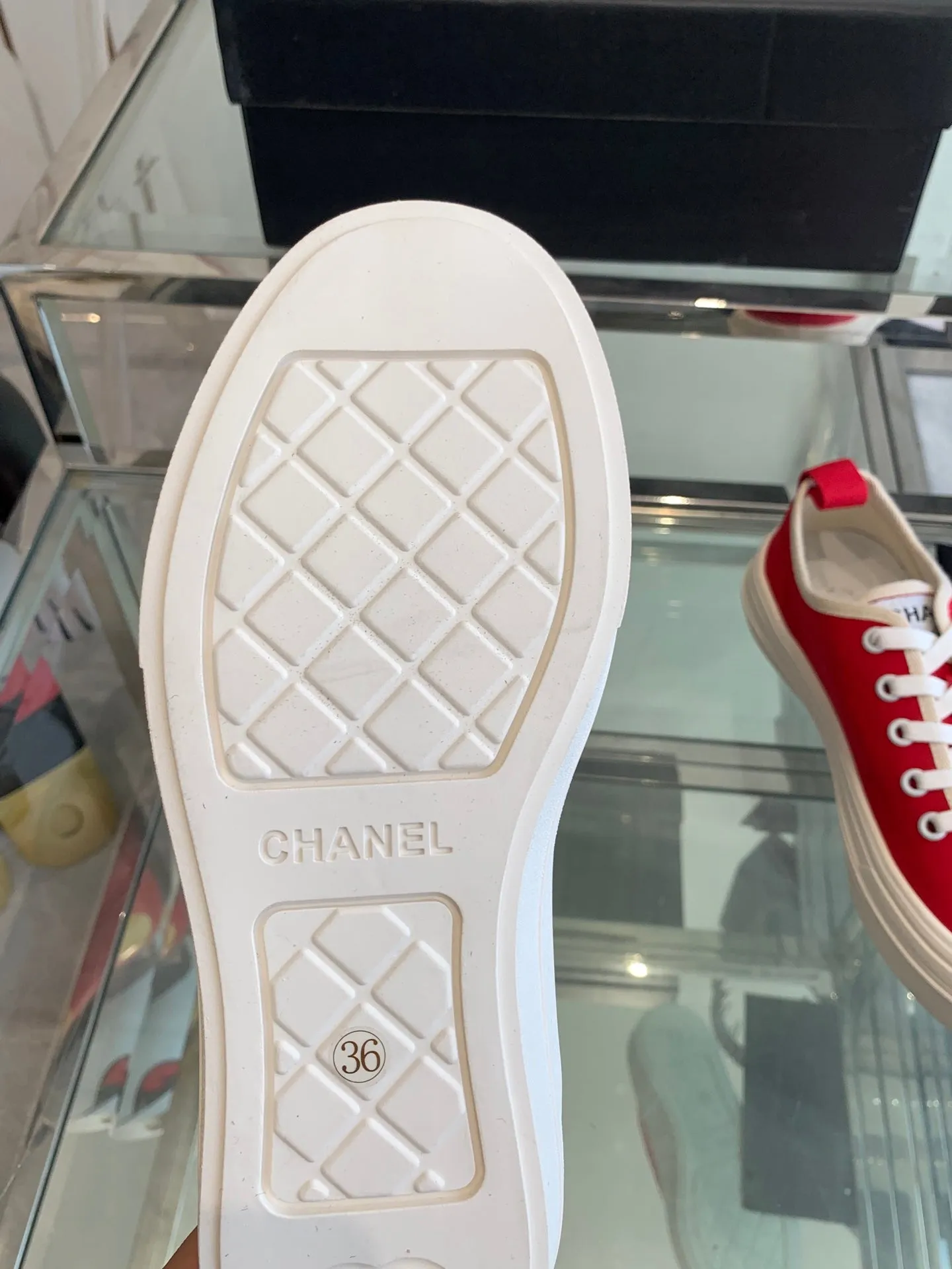 CC Sneaker Red Canvas 203267