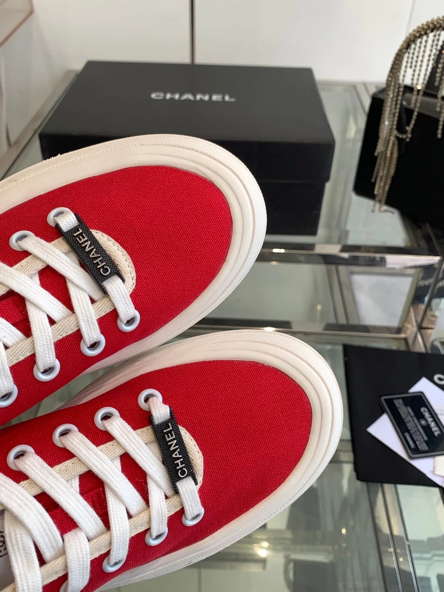 CC Sneaker Red Canvas 203267