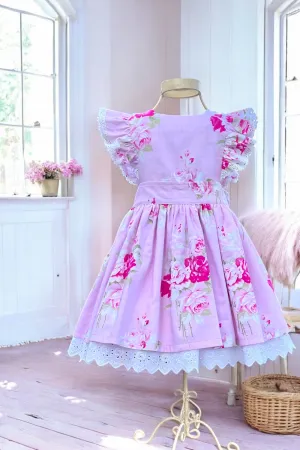 Charlotte Emma Dress | Slipper Roses in Pink | From the Slipper Roses Collection by Tanya Whelan