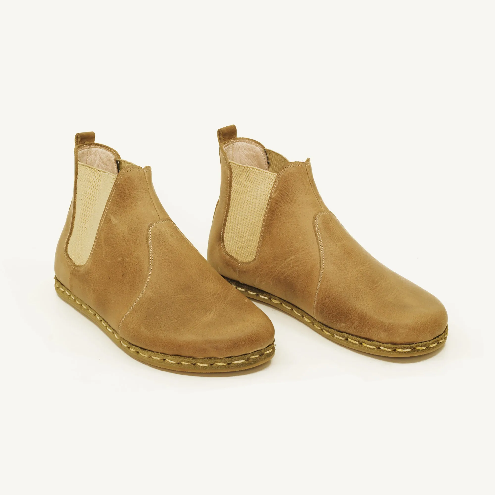 Chelsea Barefoot Boots Crazy Vision Handmade Men's