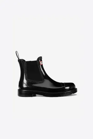 Chelsea Commando Gloss Boot Black