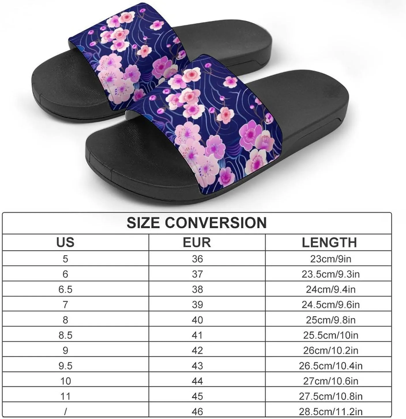 Cherry Blossoms Japanese Waves Fashion Womens And Mens Slippers House Shower Shoes Indoor Outdoor Beach