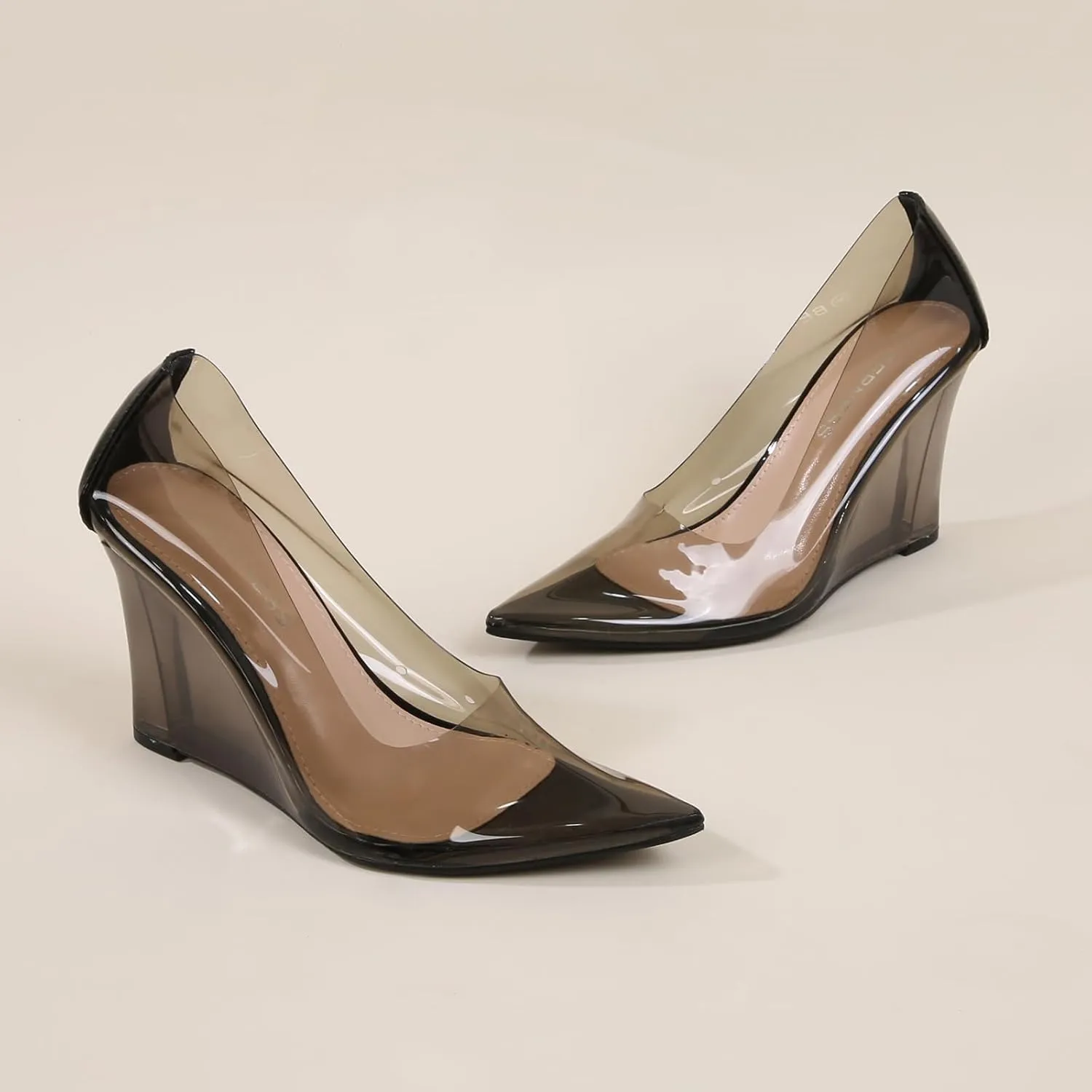 Clare Glass Slipper Pointed Toe