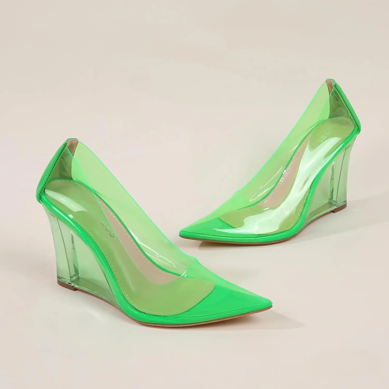 Clare Glass Slipper Pointed Toe