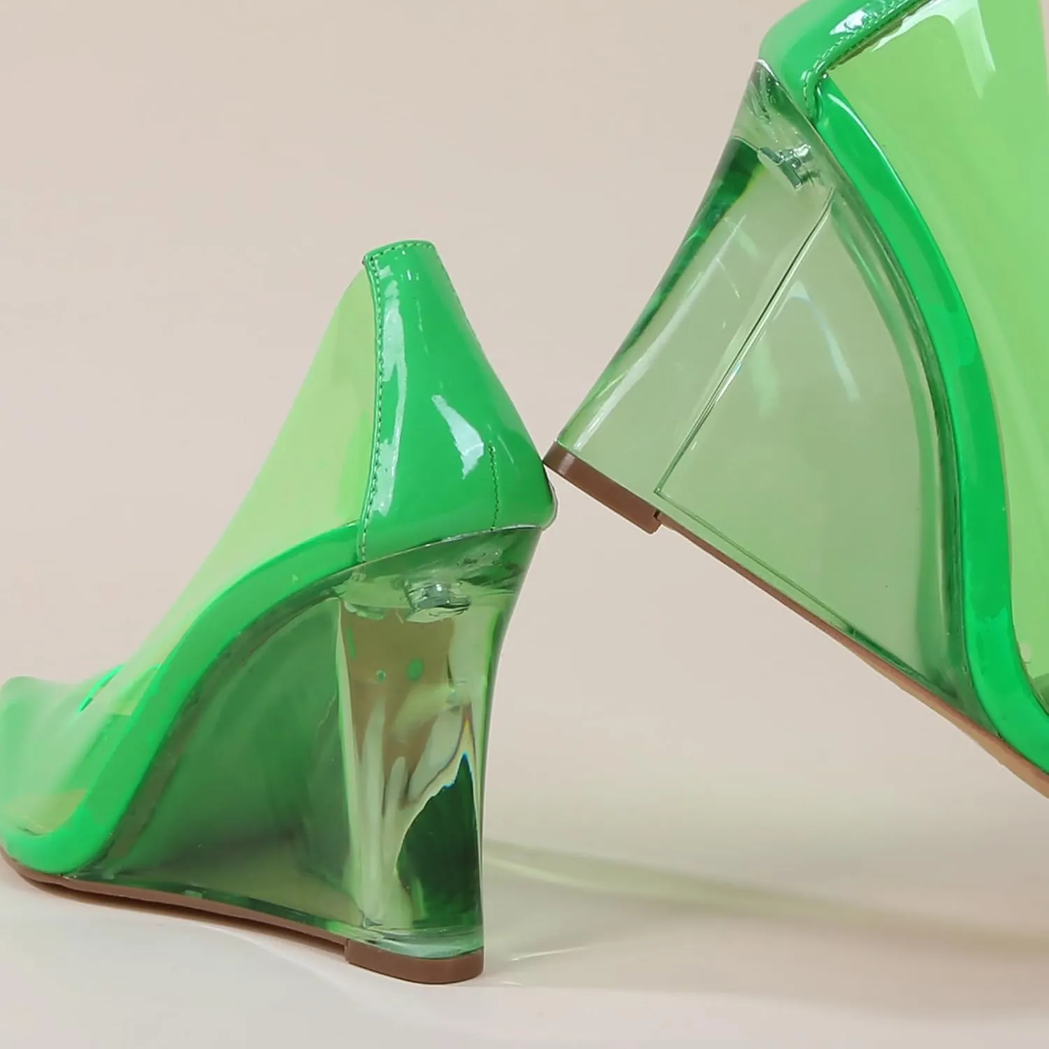 Clare Glass Slipper Pointed Toe