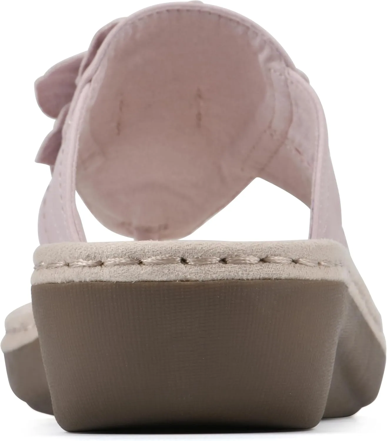 CLIFFS BY WHITE MOUNTAIN Women's Cassia Mini Wedge Flower Flip Flop Sandal