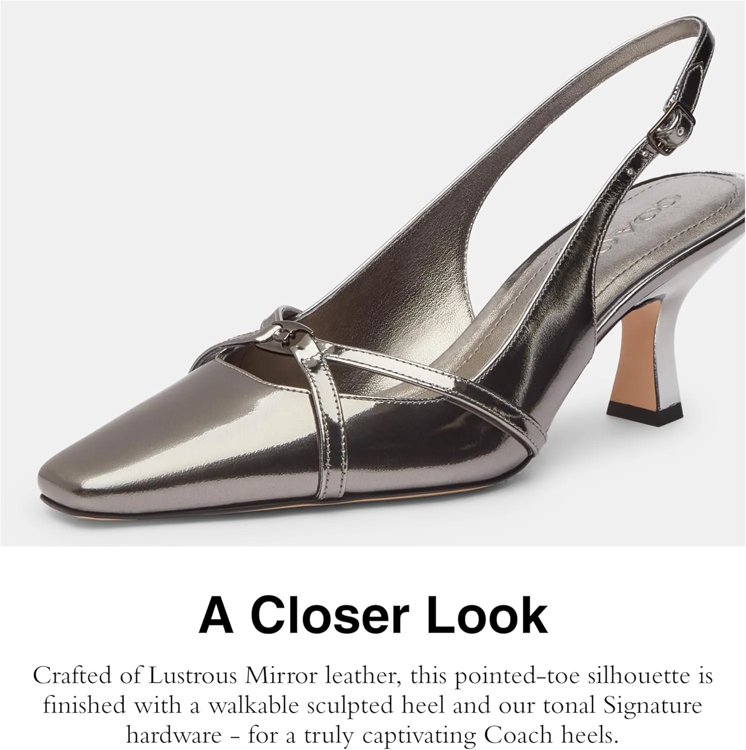Coach Womens Rowyn Slingback Pump