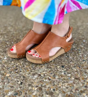 Cognac Volta 2 Wedges