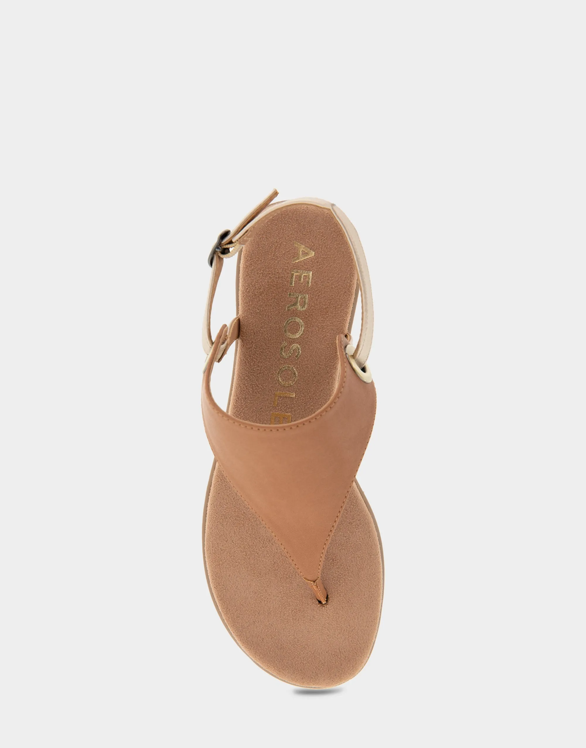 Conclusion Tan Combo Faux Leather