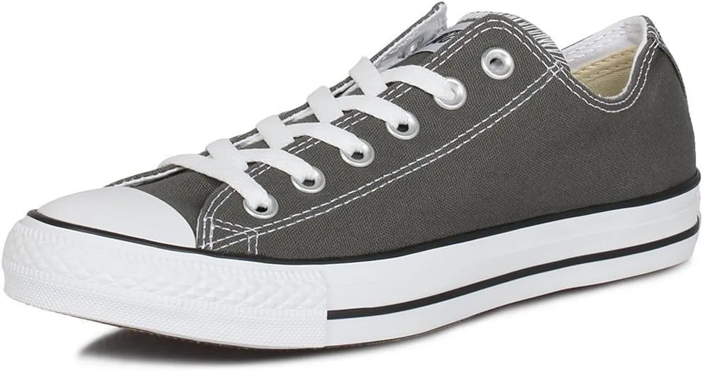 Converse All Star Ox Womens Charcoal Canvas Trainer (UK 5.5, Charcoal)