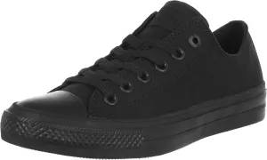 Converse Mens Chuck Taylor All Star II Black Mono Sneaker - 10.5