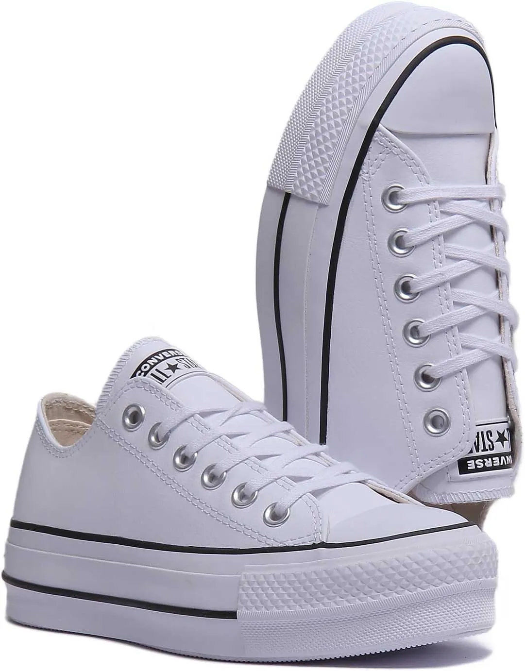 Converse Women's Chuck Taylor All Star Lift Platform Denim Fashion Sneakers