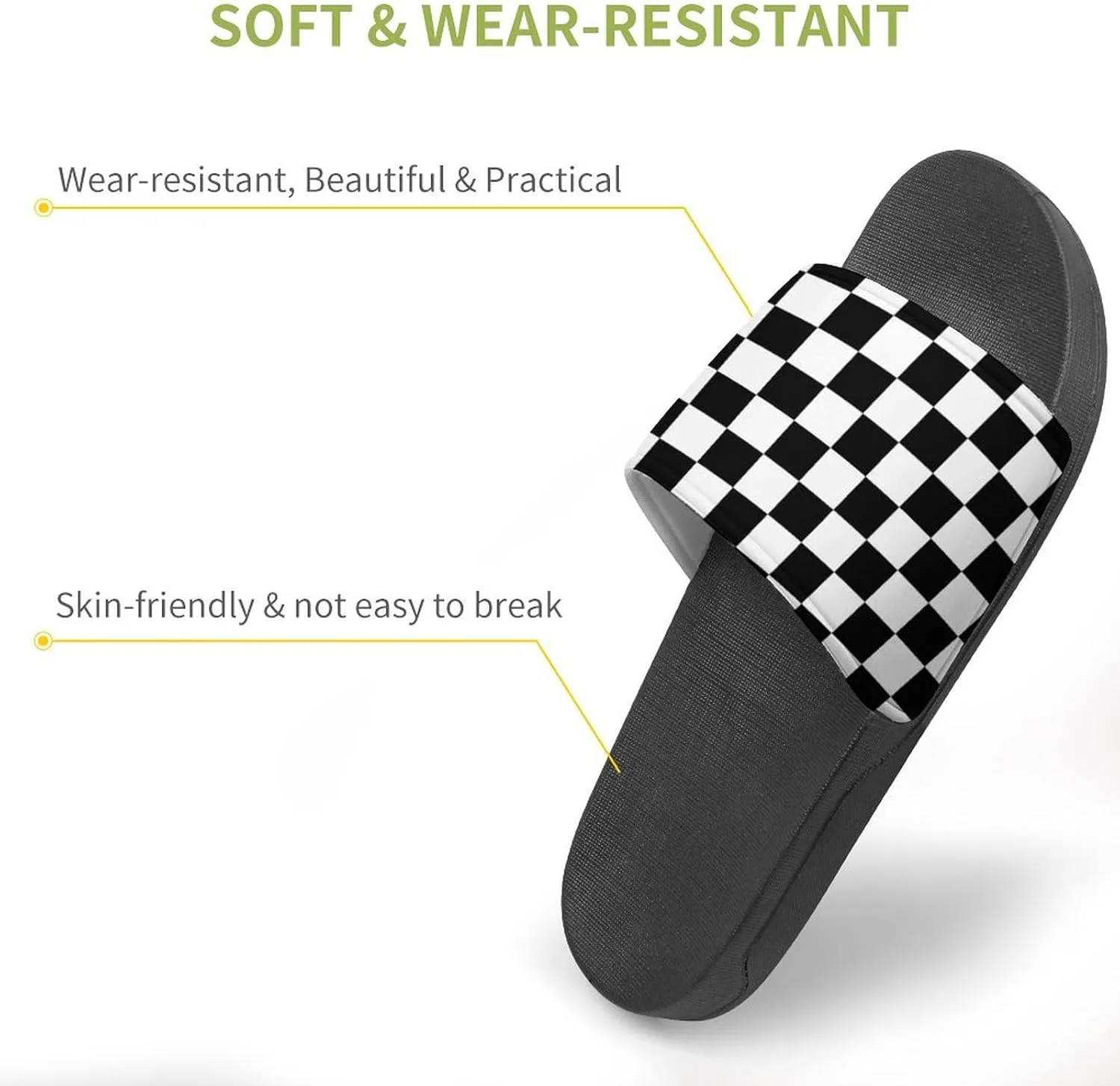 Cow Print Slippers Mens Women Slides Shoes Sandals Non Slip Summer Slipper for Outdoor Beach Home Indoor