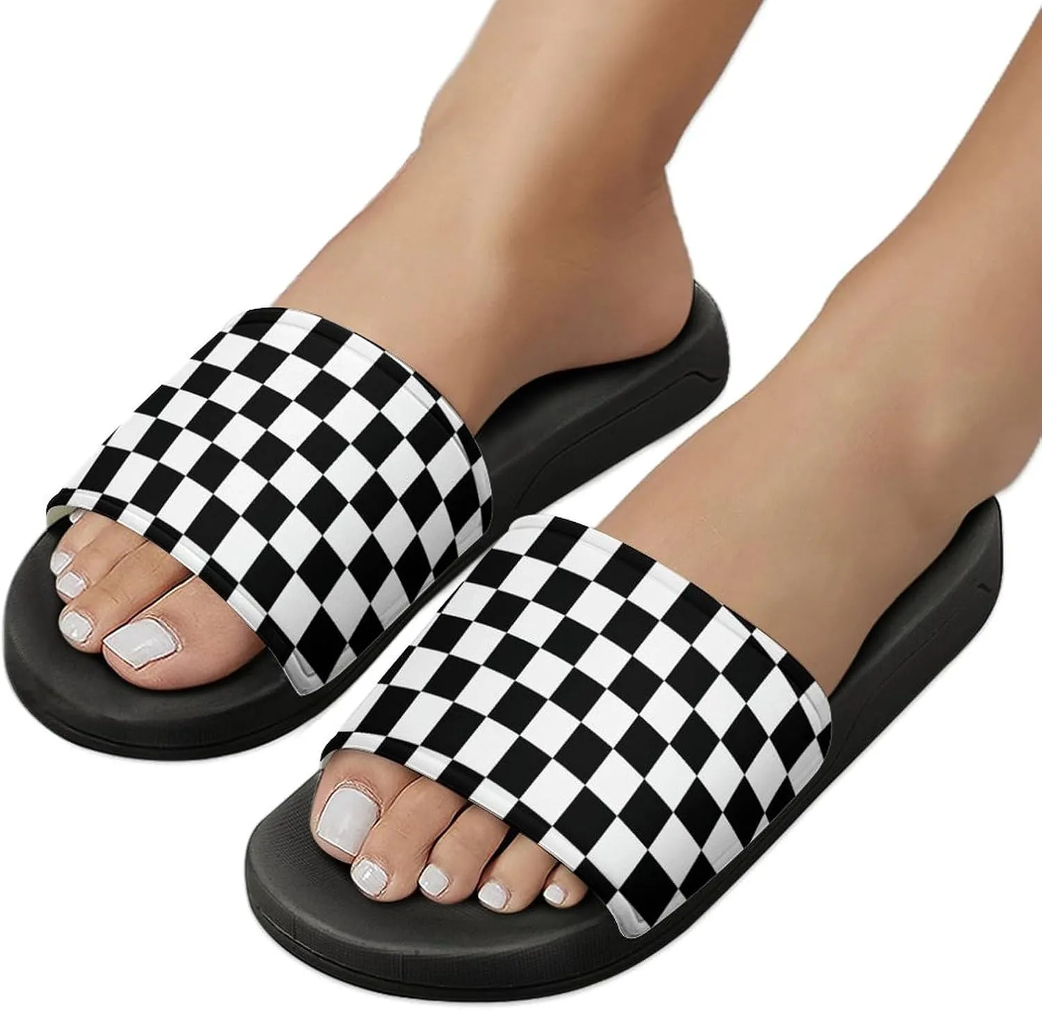 Cow Print Slippers Mens Women Slides Shoes Sandals Non Slip Summer Slipper for Outdoor Beach Home Indoor