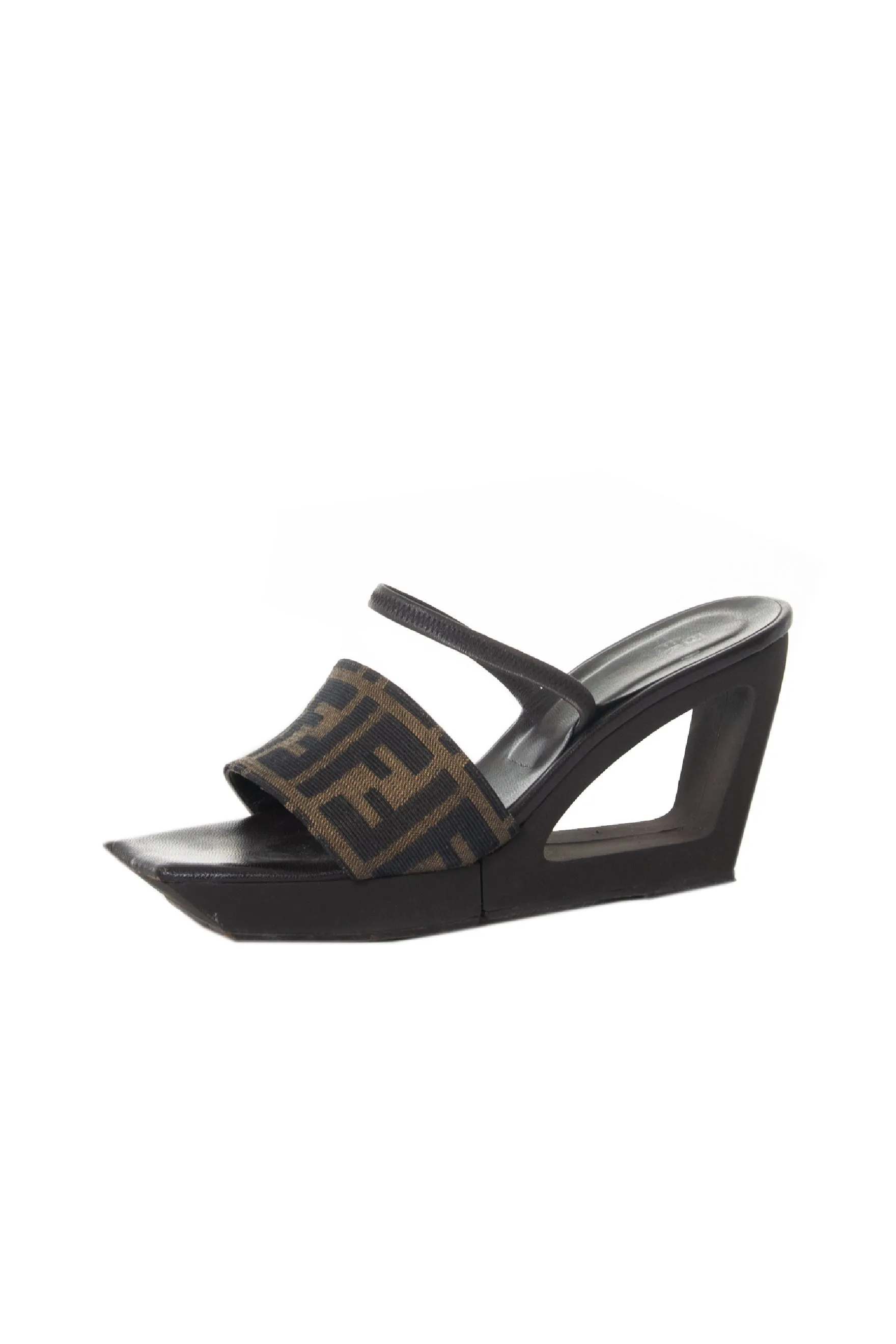 Cut Out Wedge Sandal