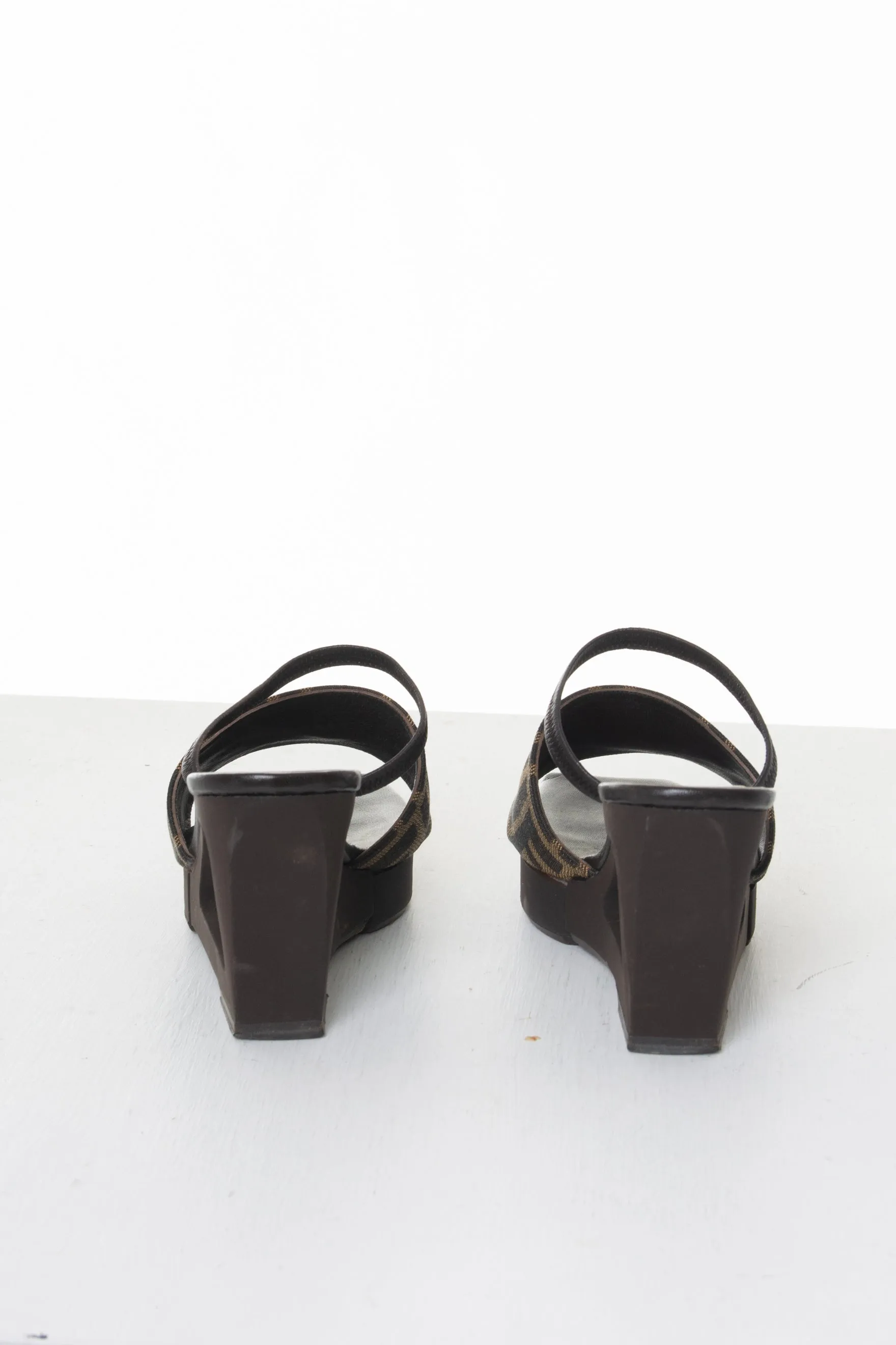 Cut Out Wedge Sandal