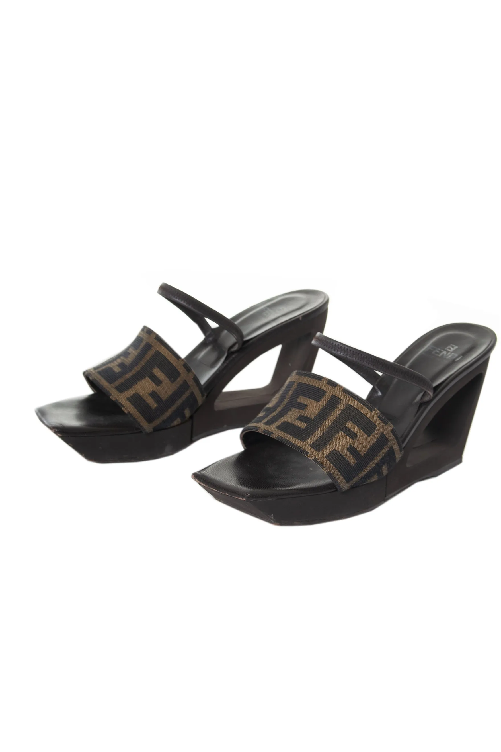 Cut Out Wedge Sandal