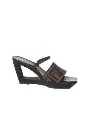 Cut Out Wedge Sandal