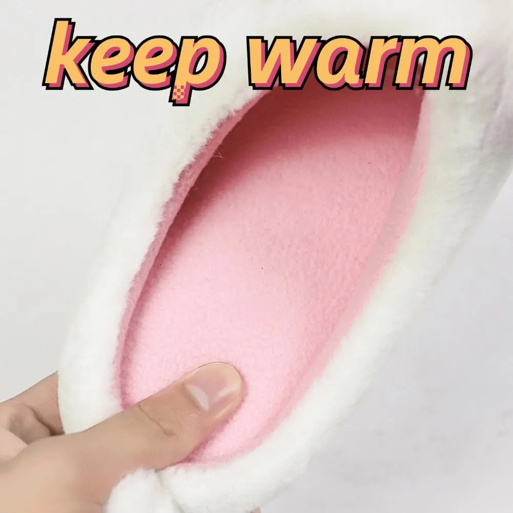 Cute Cartoon Koala Slippers Plush Slippers Indoor Outdoor Slippers Winter Warm Fuzzy Cozy Slippers No Slip Soles Thick Bottoms Slippers Soft Slippers