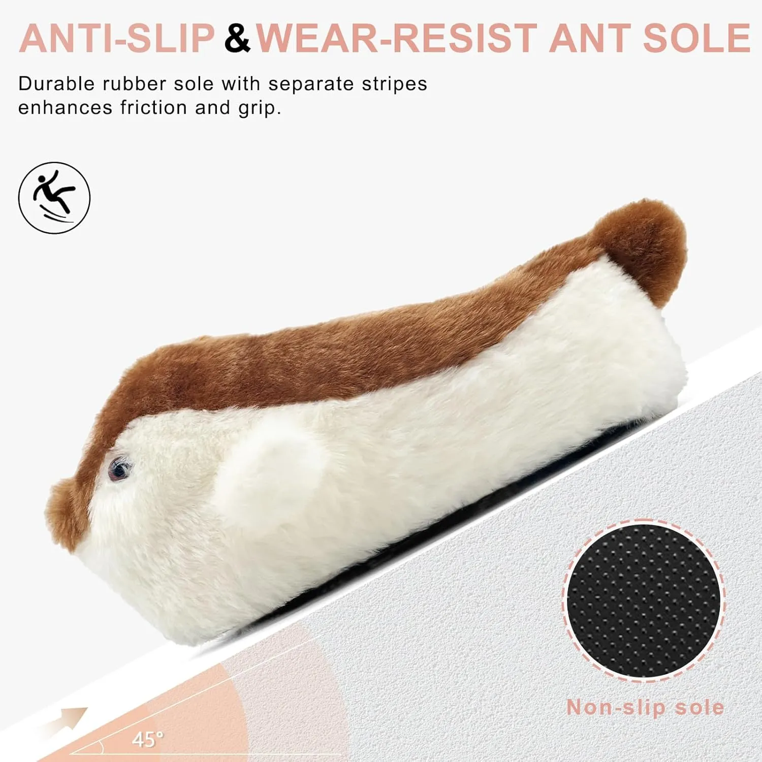 Cute Penguin Animal Slippers Adult Furry House Slipper Soft Warm Cartoon Slippers Indoor Bedroom Shoes for Women Men
