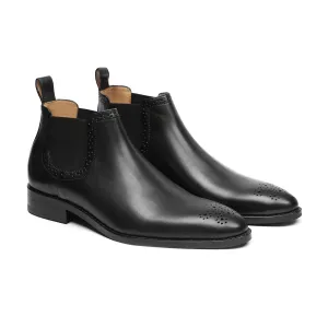 Demi Chelsea Leather boots A5 For Mens