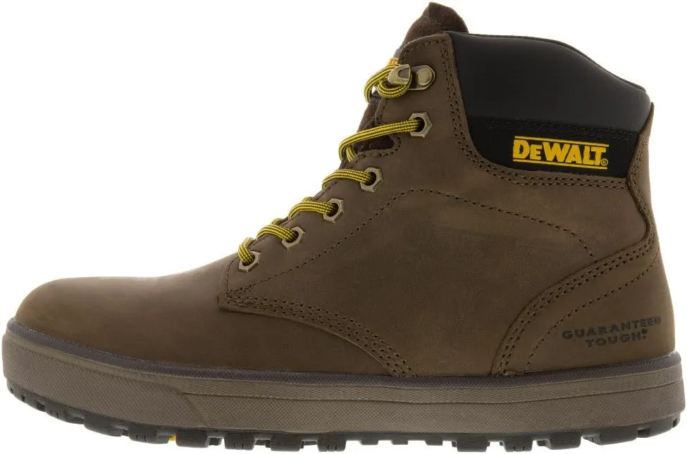 DEWALT Plasma Men's Leather, Steel Toe, Safety Work Boot, Palm Brown, 10