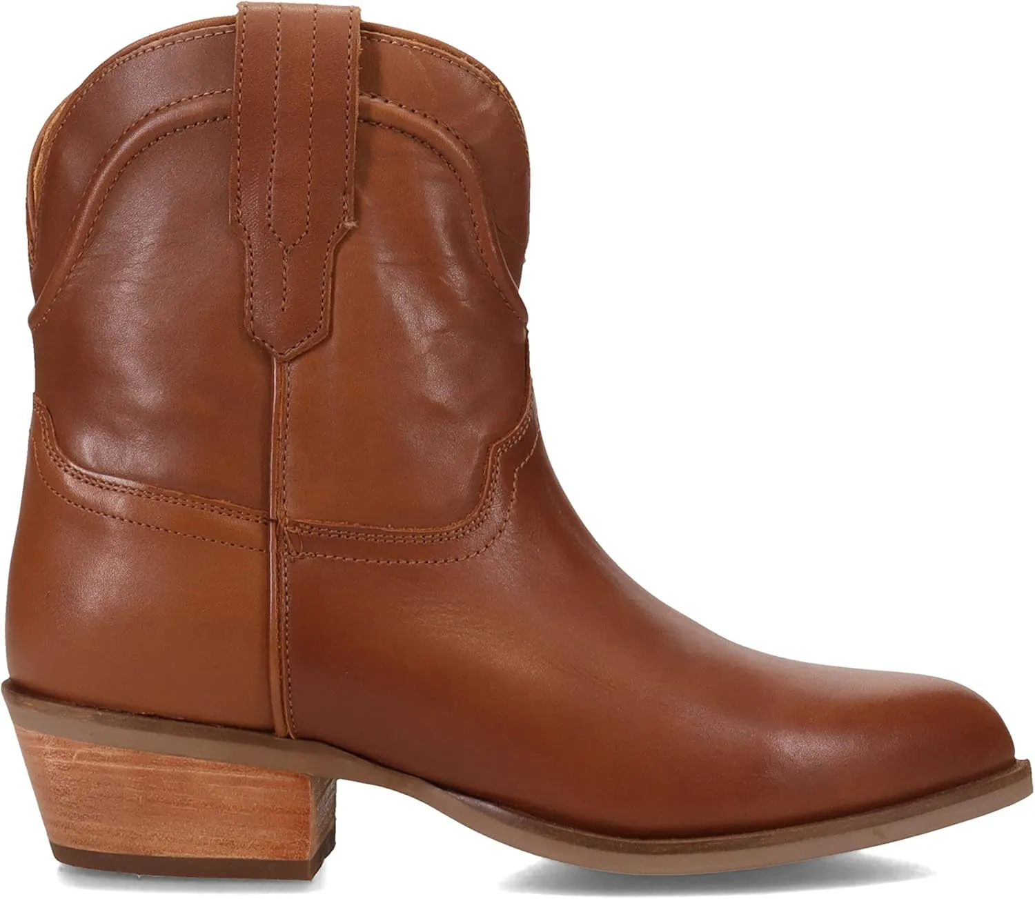 Dingo Womens Seguaro Round Toe Casual Boots Ankle Low Heel 1-2" - Brown