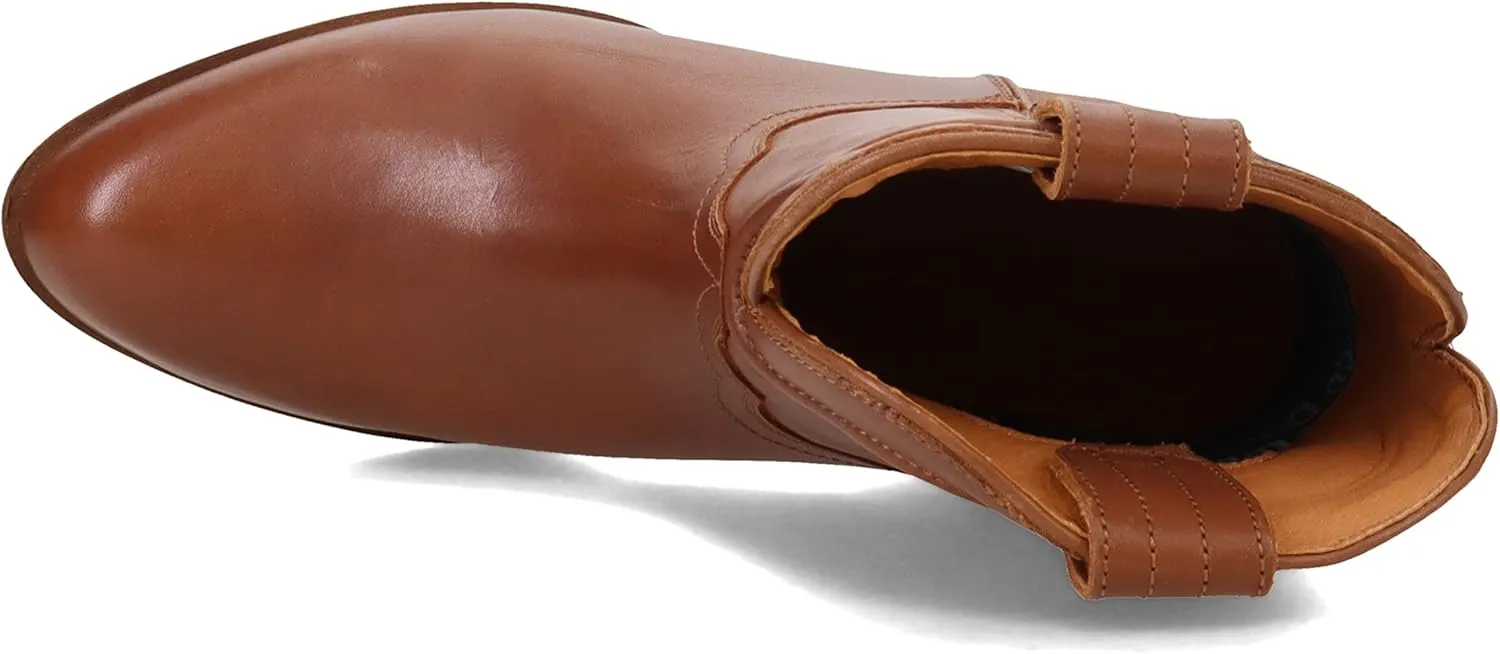 Dingo Womens Seguaro Round Toe Casual Boots Ankle Low Heel 1-2" - Brown