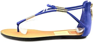 Dolce Vita Marnie Women US 7.5 Blue Thong Sandal