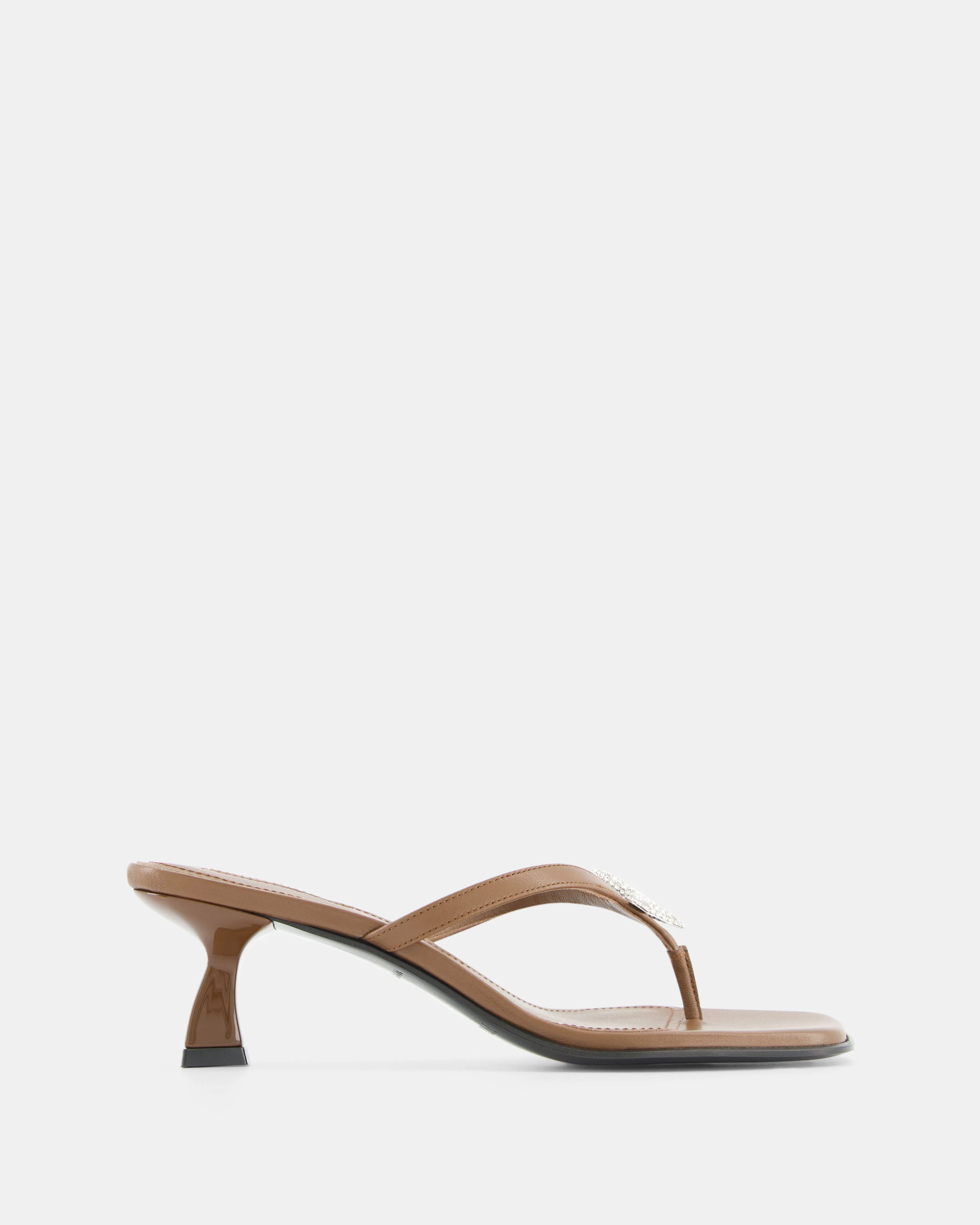 Dona Ariel Thong Sandal 50 Tan Nappa