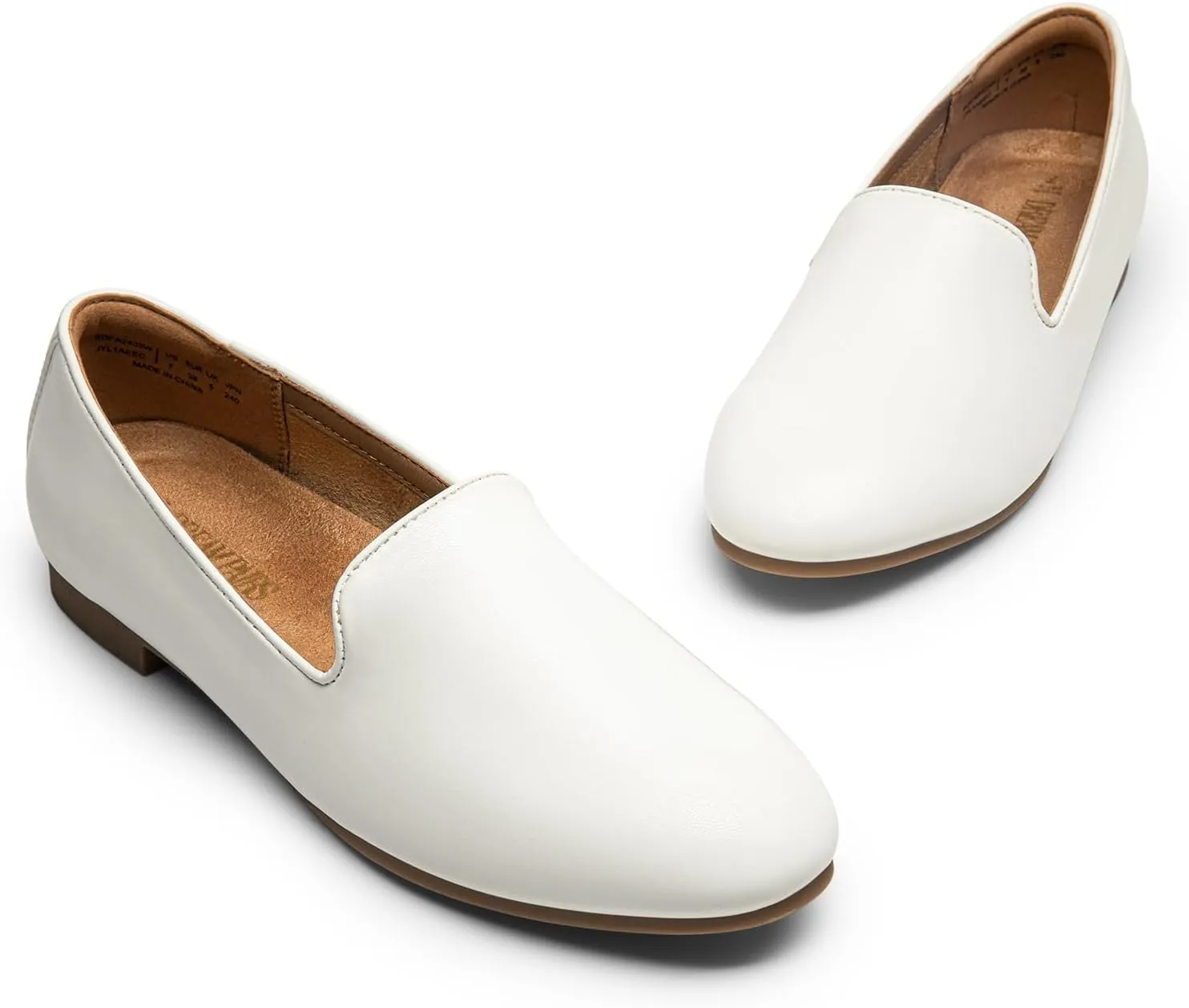 DREAM PAIRS Round Toe Flats for Women Dressy Comfortable, Slip-On Dress Business Casual Office Work Shoes for Women