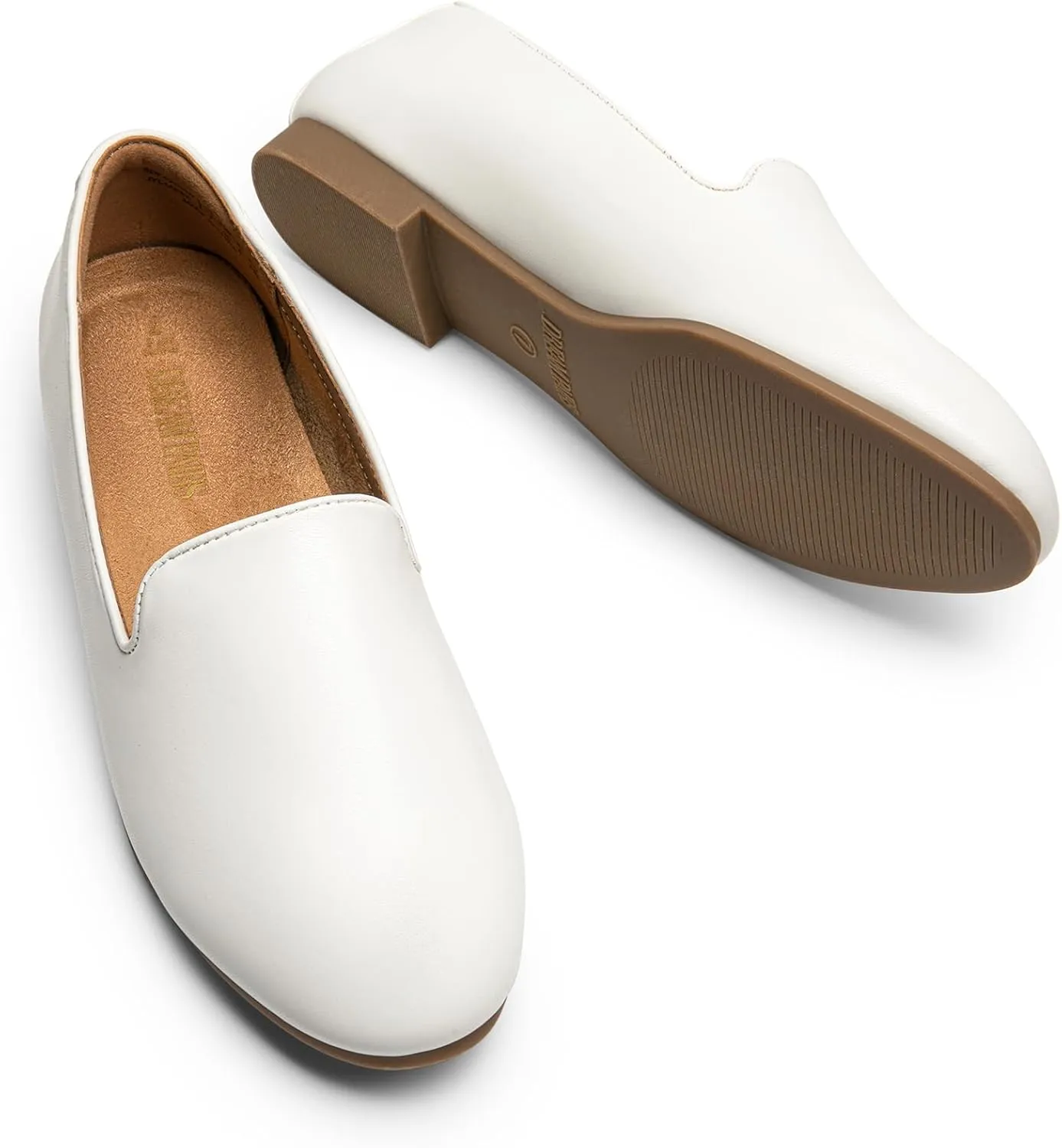DREAM PAIRS Round Toe Flats for Women Dressy Comfortable, Slip-On Dress Business Casual Office Work Shoes for Women