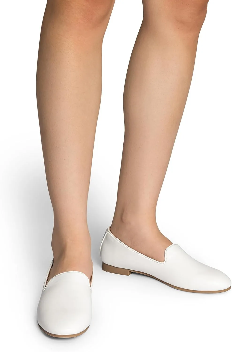 DREAM PAIRS Round Toe Flats for Women Dressy Comfortable, Slip-On Dress Business Casual Office Work Shoes for Women