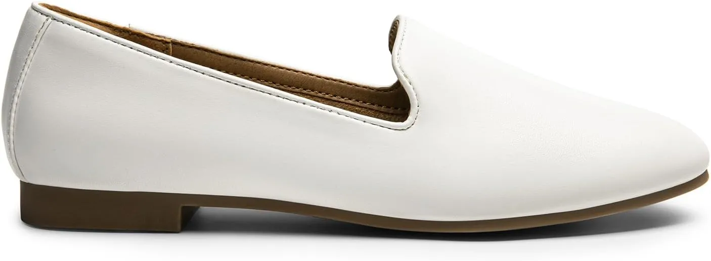 DREAM PAIRS Round Toe Flats for Women Dressy Comfortable, Slip-On Dress Business Casual Office Work Shoes for Women
