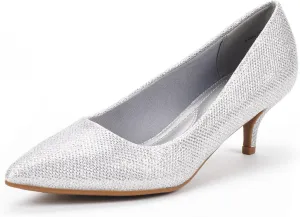 DREAM PAIRS Women's Pumps Kitten Heel Pointed Toe Shoes for Women Comfortable Office Work Dress Shoes